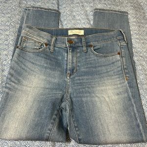 Madewell High Rise Women Jeans in Light Blue